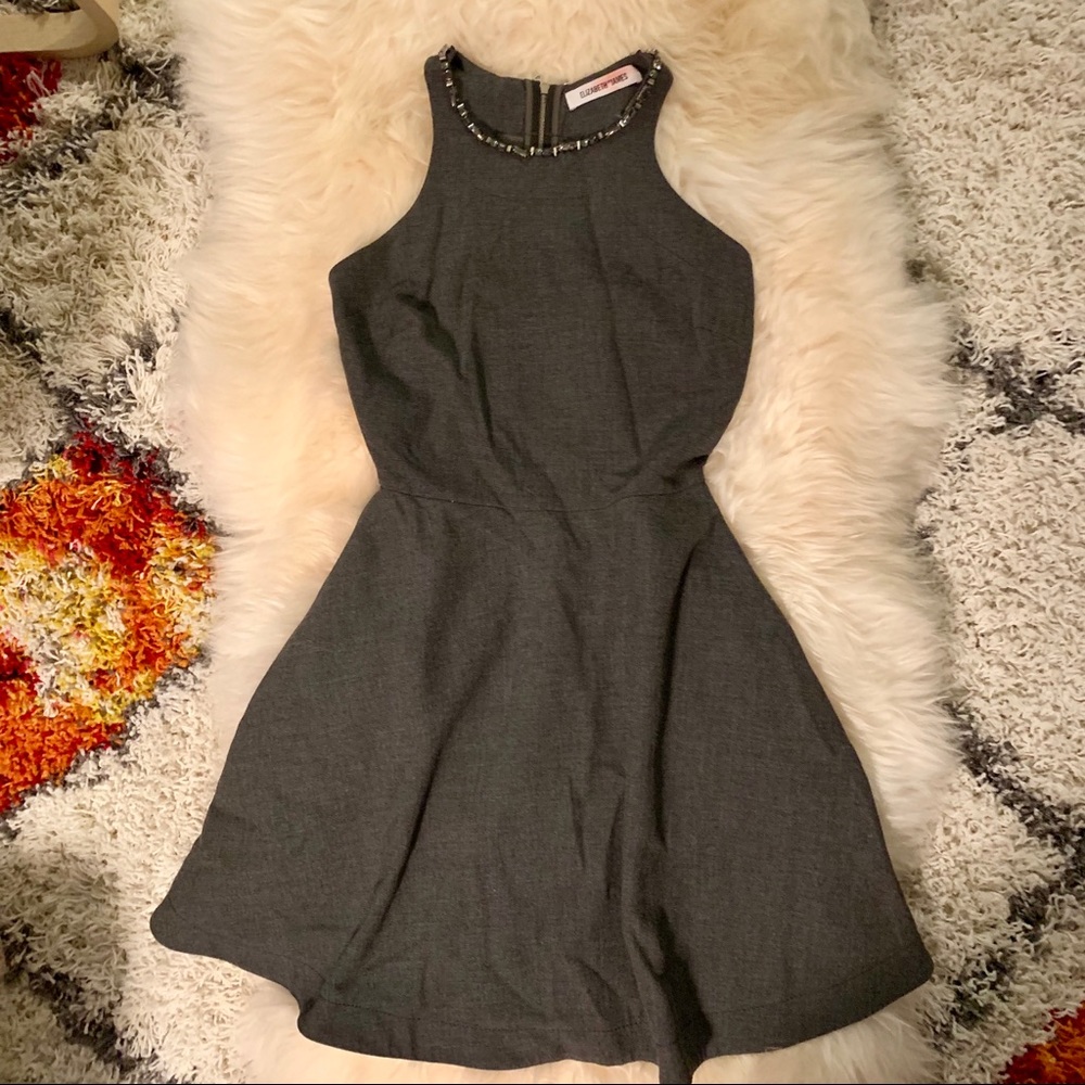 Elizabeth and James elegant dress w embellishment